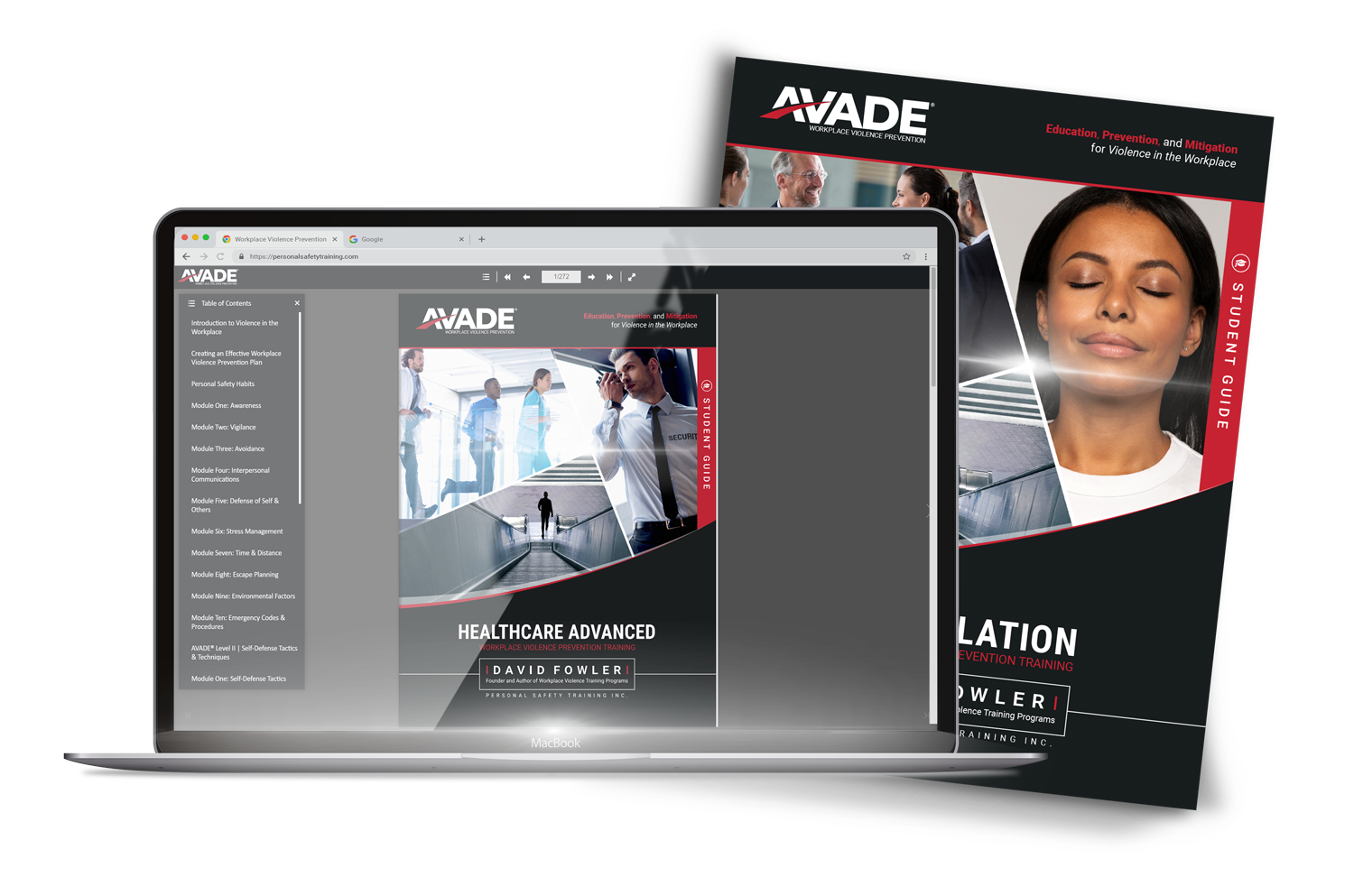 AVADE® Print & Digital Guide Mockup